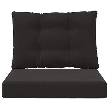 Cuscino per divano da esterno 2 pcs Nero Poliestere