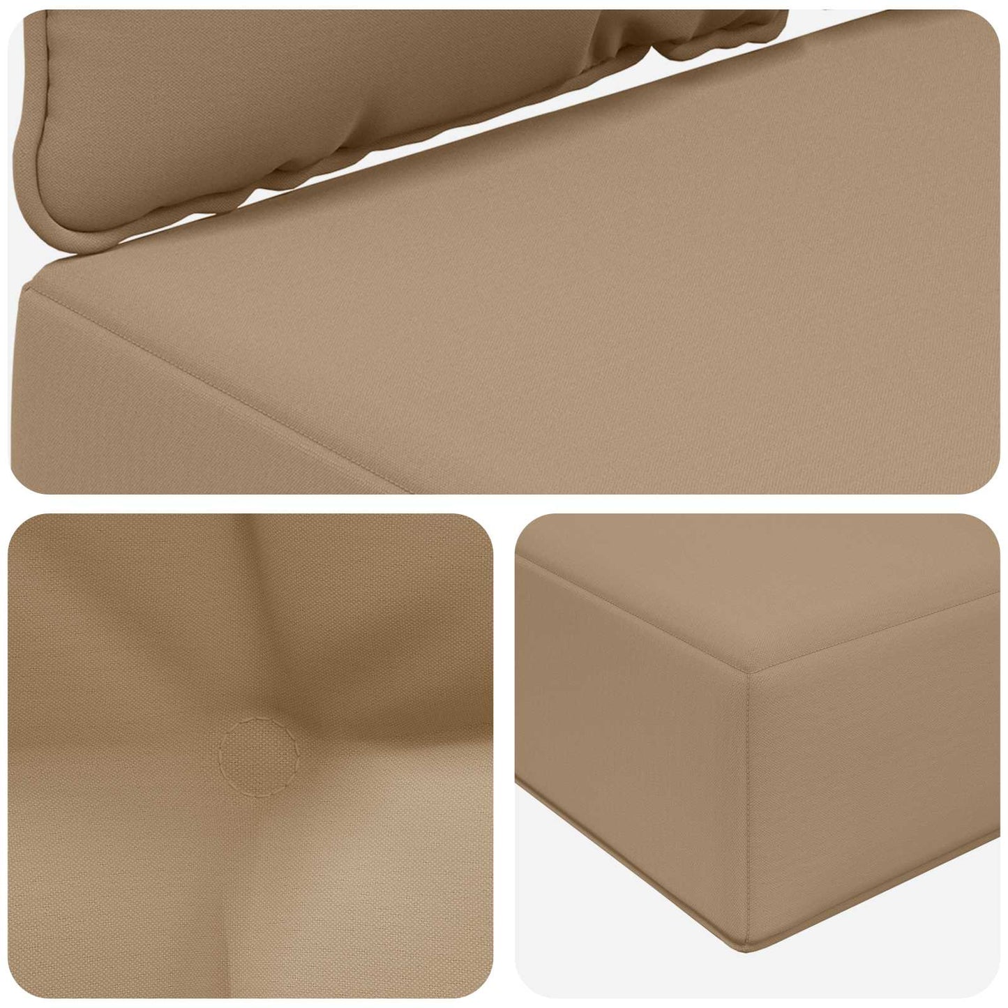 Cuscino per divano da esterno 2 pcs Talpa Poliestere | homemem39