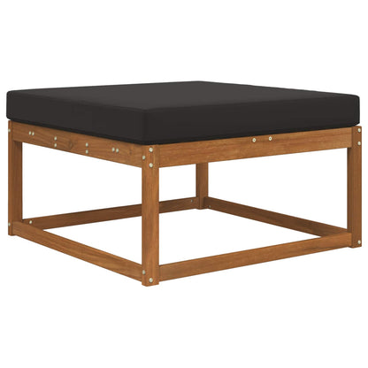 Cuscino per divano da esterno Nero 80 x 80 x 8 cm Poliestere | homemem39