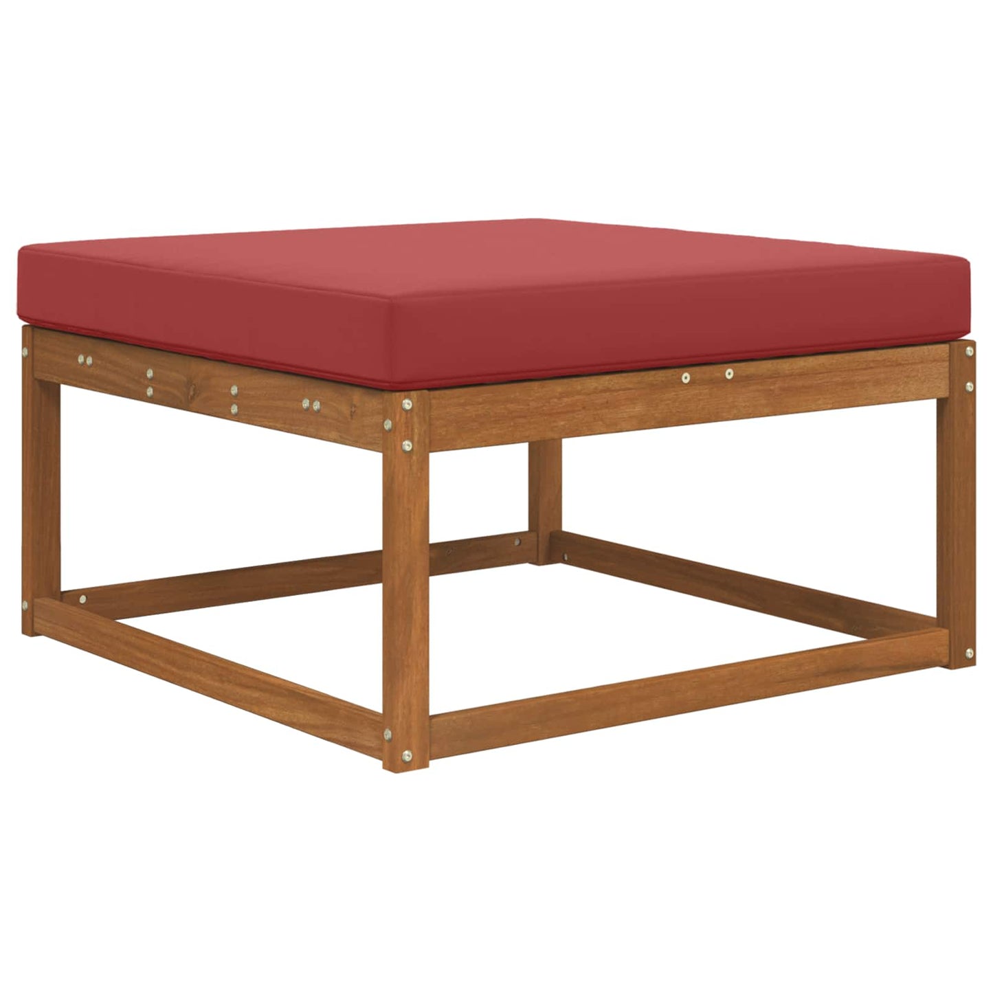 Cuscino per divano da esterno Rosso vino 80 x 80 x 8 cm | homemem39