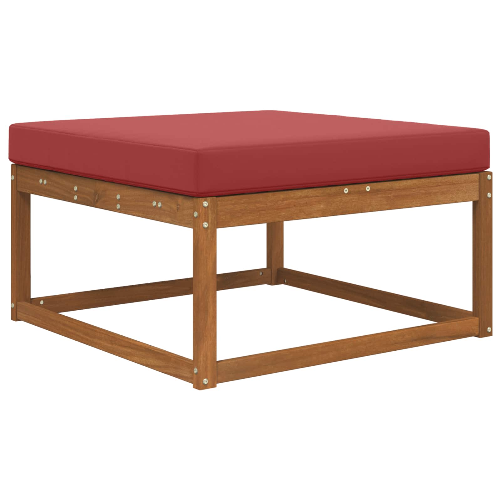 Cuscino per divano da esterno Rosso vino 80 x 80 x 8 cm | homemem39