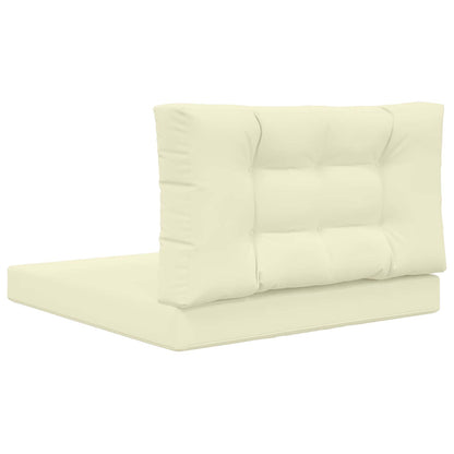 Cuscino per divano da esterno 2 pcs Crema Poliestere | homemem39