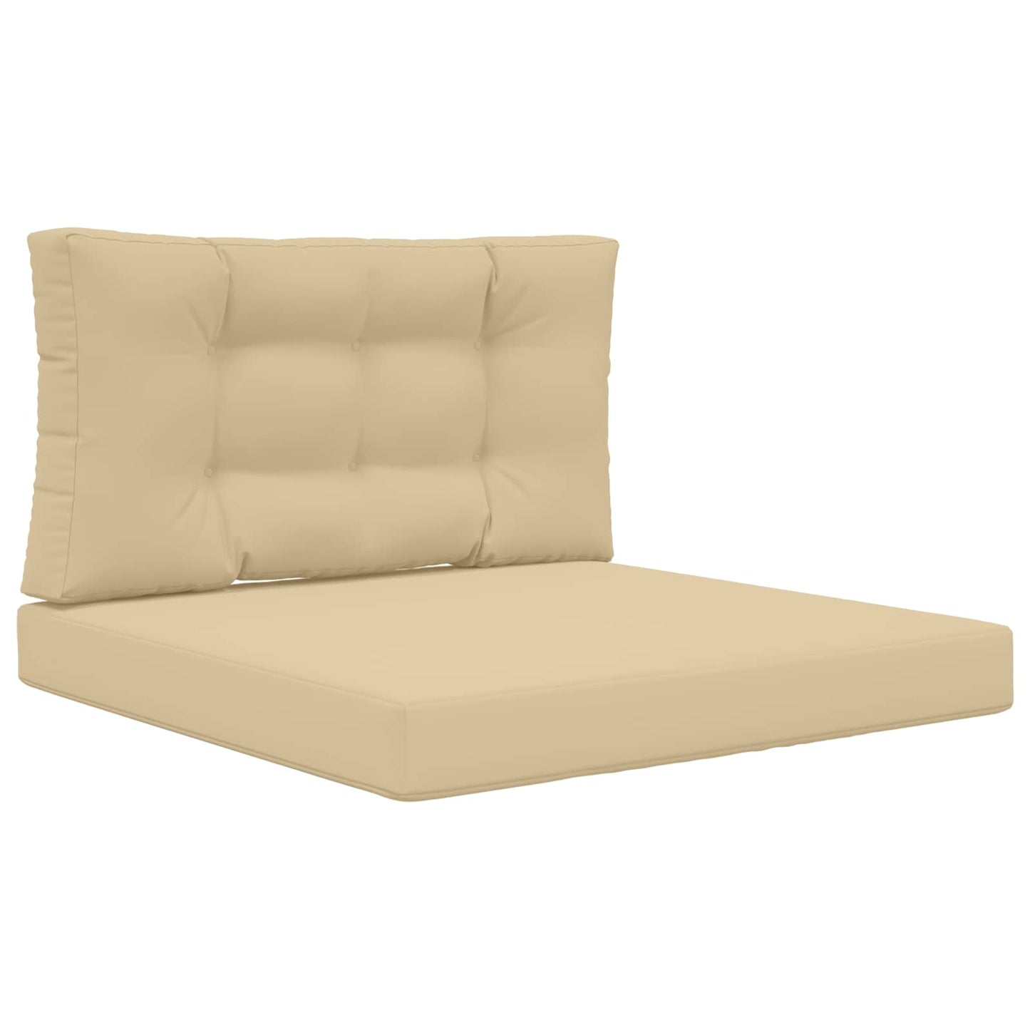 Cuscino per divano da esterno 2 pcs Beige Poliestere | homemem39