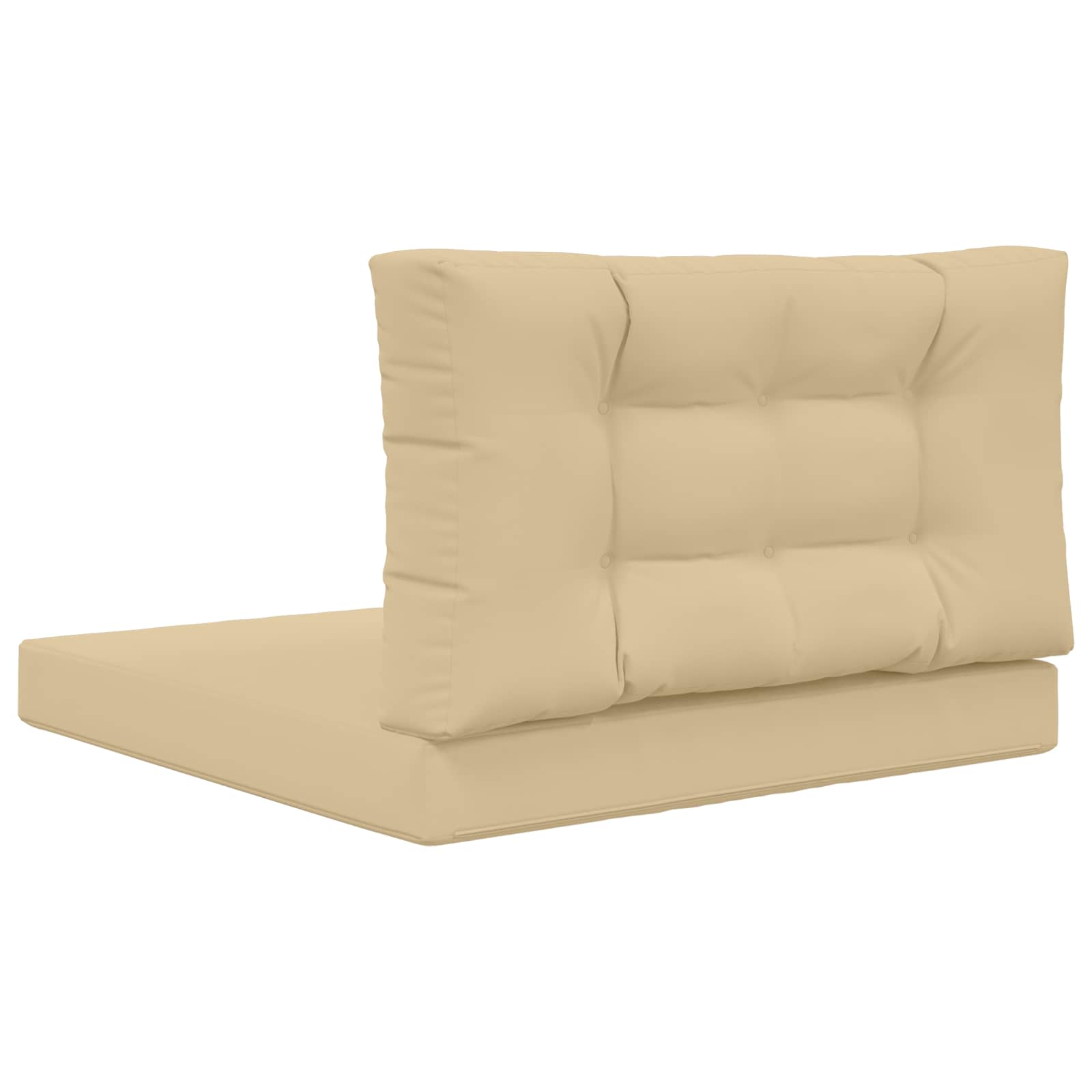 Cuscino per divano da esterno 2 pcs Beige Poliestere | homemem39