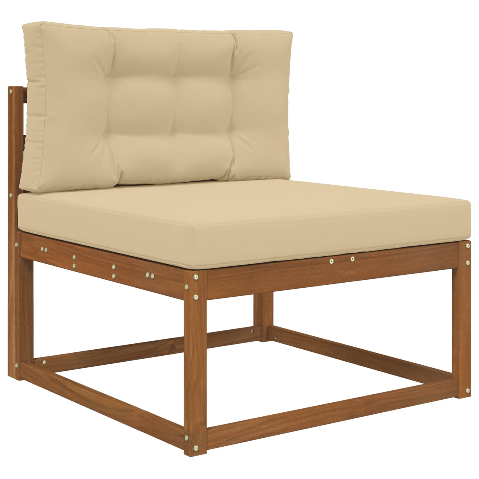 Cuscino per divano da esterno 2 pcs Beige Poliestere | homemem39