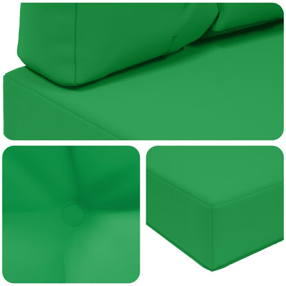 Cuscino per divano da esterno Poliestere Verde 80 x 80 cm