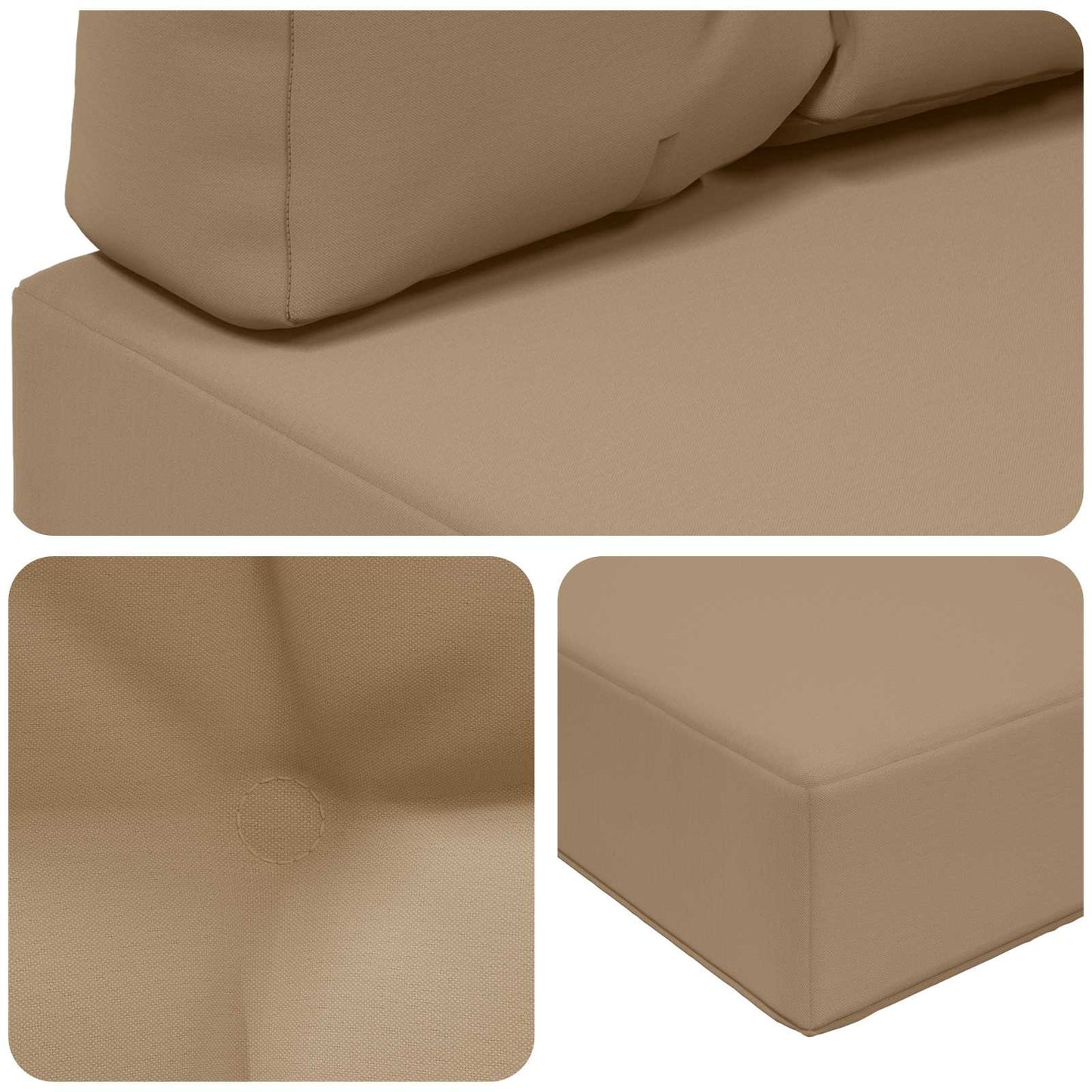 Cuscino per divano da esterno 2 pcs Talpa Poliestere | homemem39