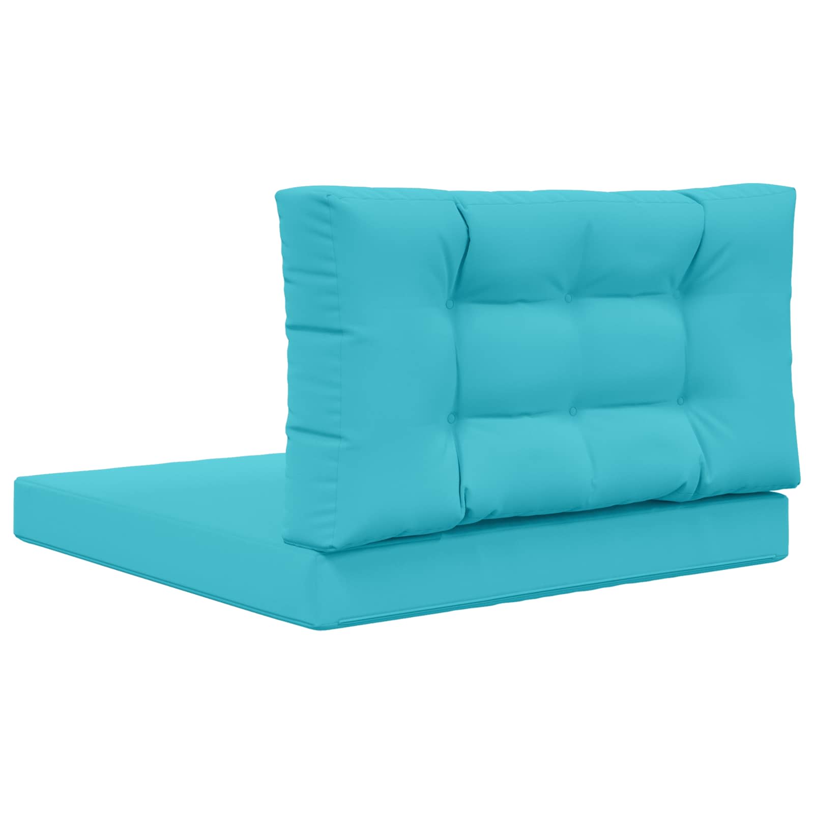 Cuscino per divano da esterno 2 pcs Turchese Poliestere | homemem39