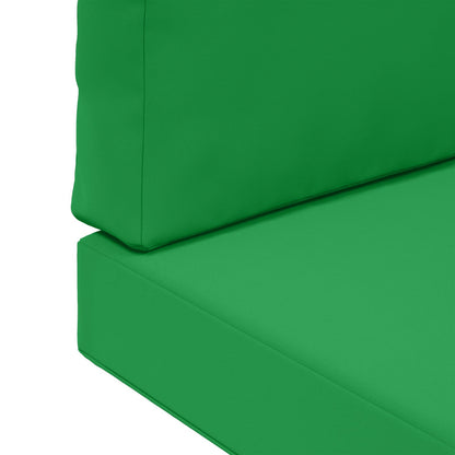 Cuscino per divano da esterno 3 pcs Verde Poliestere | homemem39