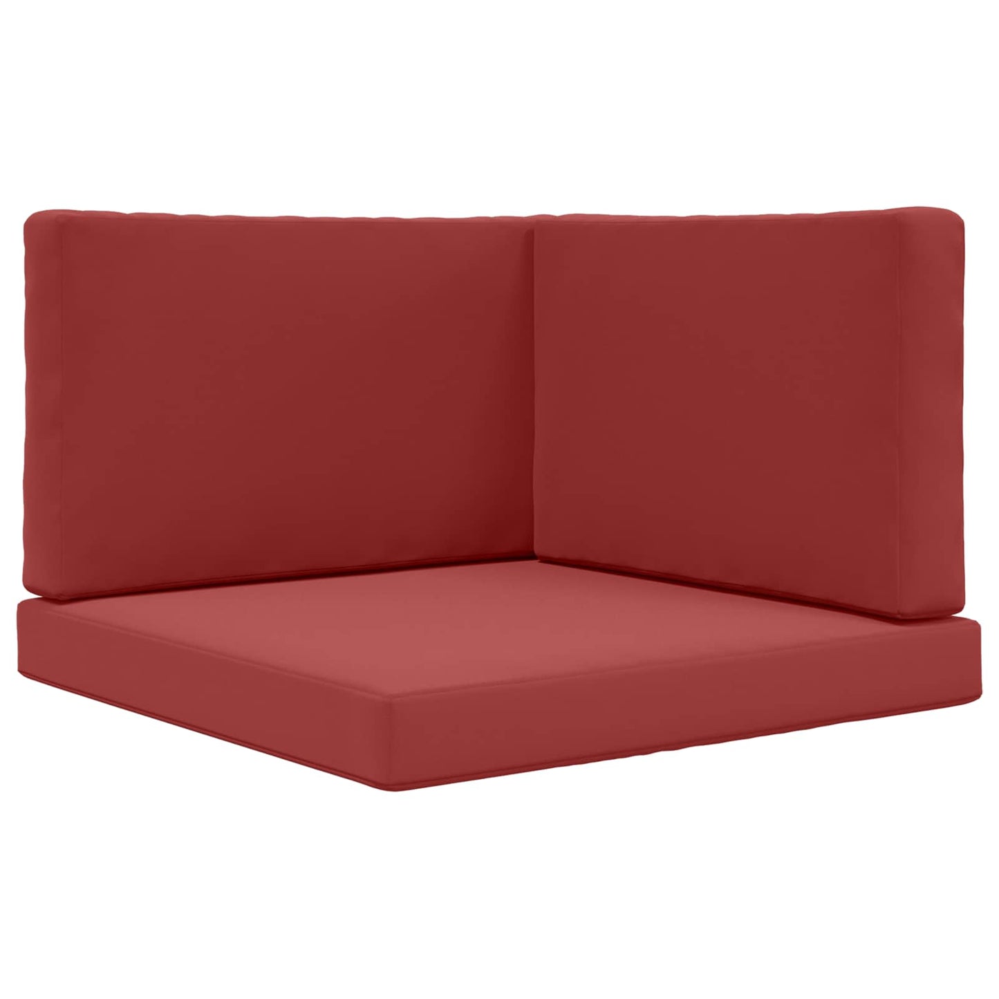 Cuscino per divano da esterno 3 pcs Rosso vino Poliestere | homemem39