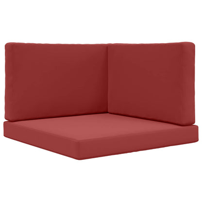 Cuscino per divano da esterno 3 pcs Rosso vino Poliestere | homemem39