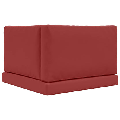 Cuscino per divano da esterno 3 pcs Rosso vino Poliestere | homemem39