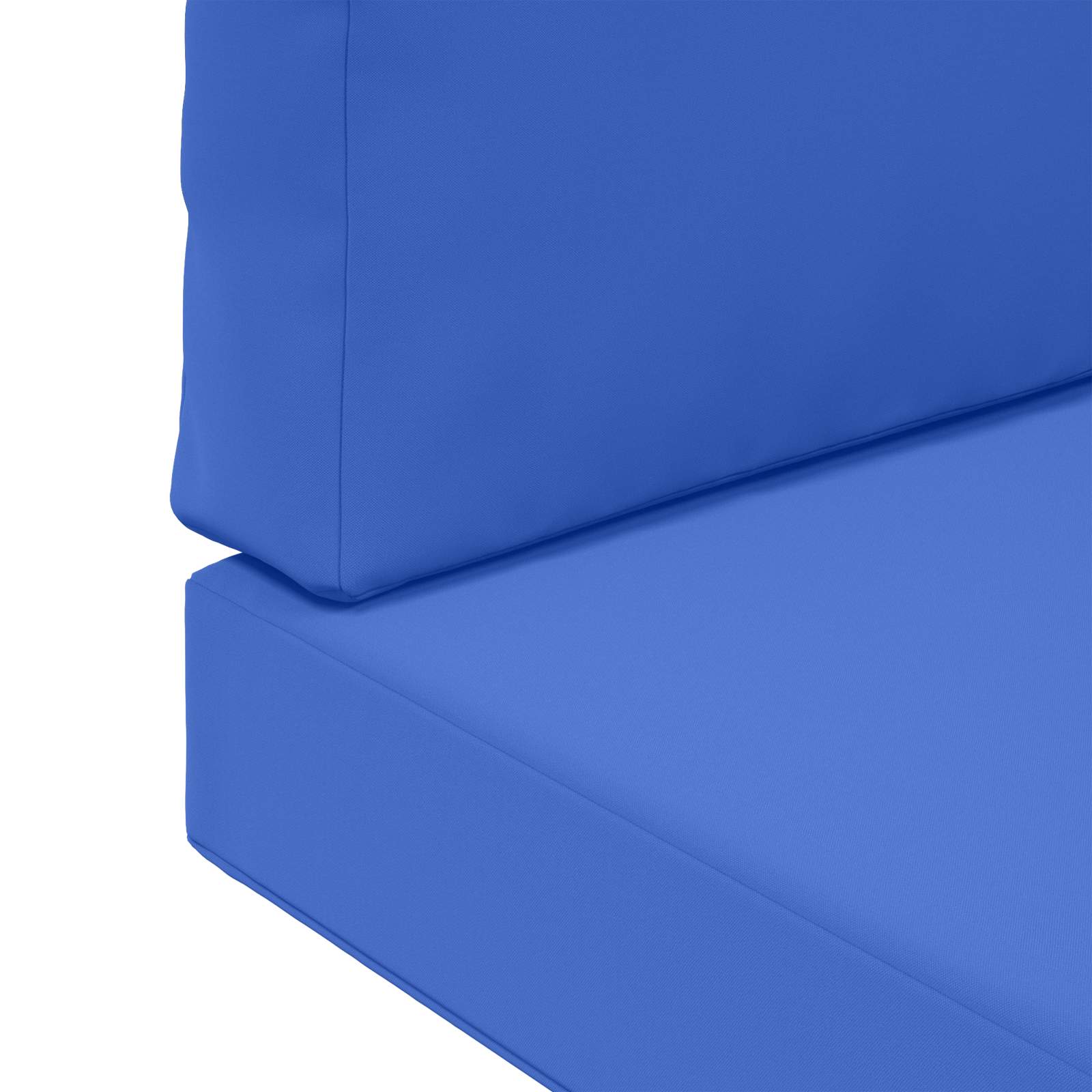 Cuscino per divano da esterno 3 pcs Blu Reale Poliestere | homemem39