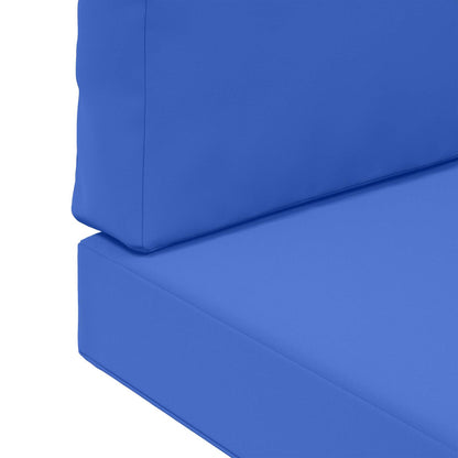 Cuscino per divano da esterno 3 pcs Blu Reale Poliestere | homemem39