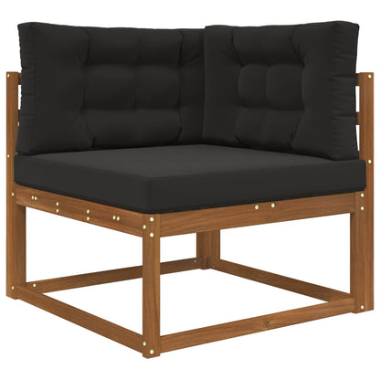 Cuscino per divano da esterno 3 pcs Nero Poliestere | homemem39