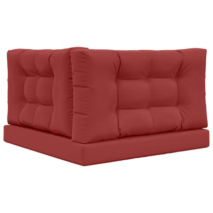 Cuscino per divano da esterno 3 pcs Rosso vino Poliestere | homemem39