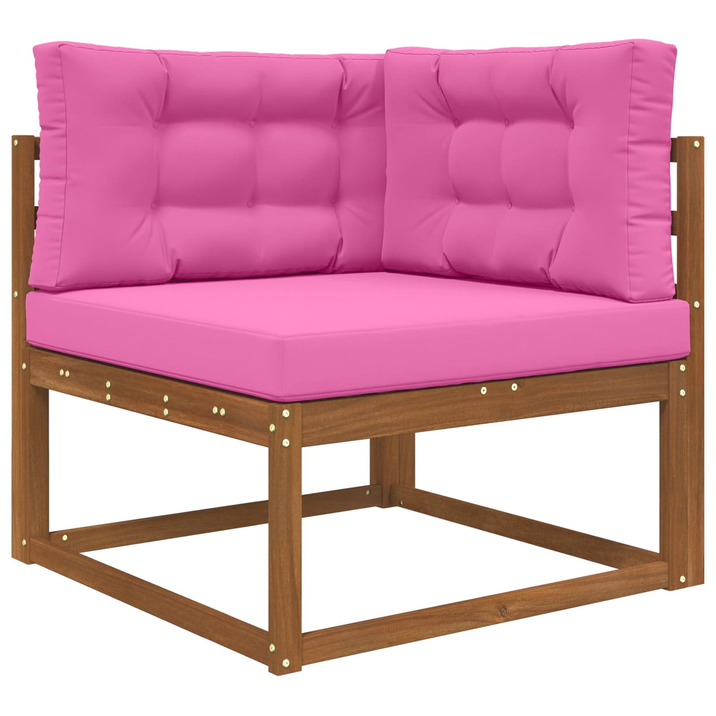 Cuscino per divano da esterno Poliestere Rosa 80 x 80 x 8 cm