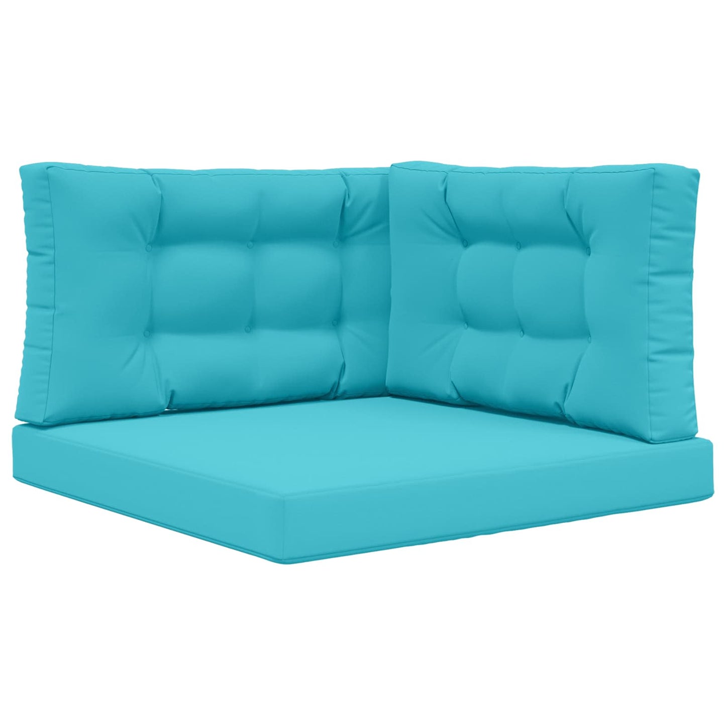 Cuscino per divano da esterno 3 pcs Turchese Poliestere | homemem39