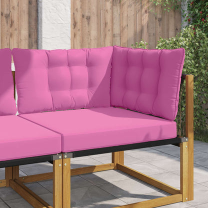 Cuscino per divano da esterno Poliestere Rosa 80 x 43 x 10 cm