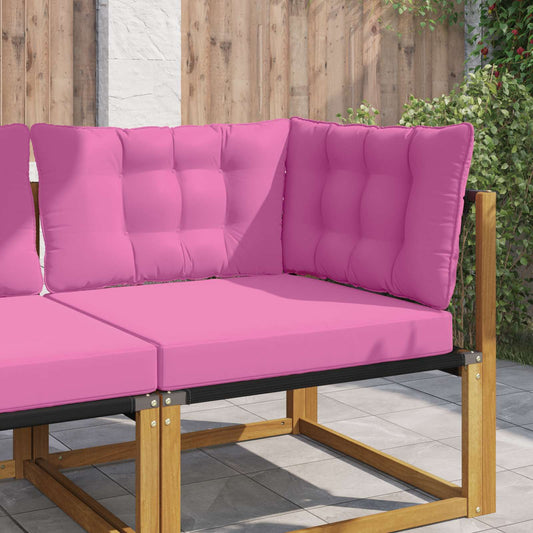 Cuscino per divano da esterno Poliestere Rosa 68,5 x 68,5 cm - homemem39