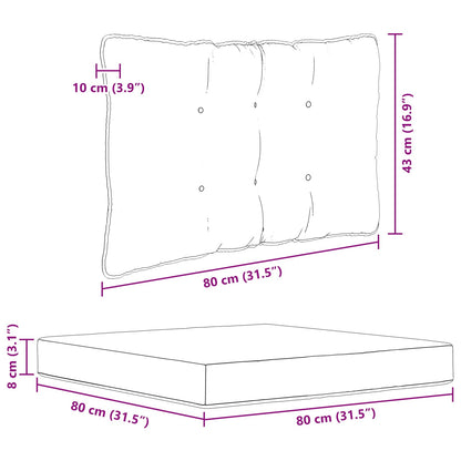 Cuscino per divano da esterno Poliestere Rosa 80 x 43 x 10 cm | homemem39