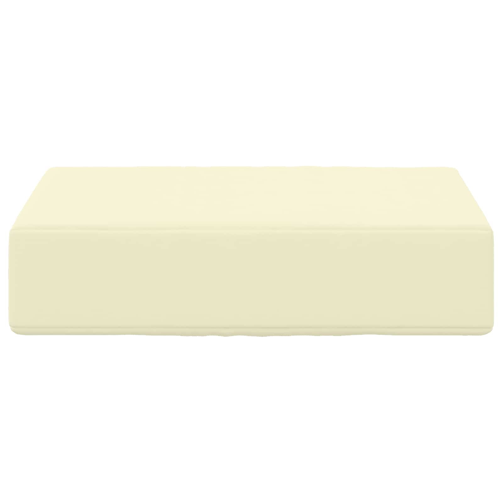 Cuscino da Sedia Esterno Crema 40 x 40 x 8 cm 100% Poliestere | homemem39