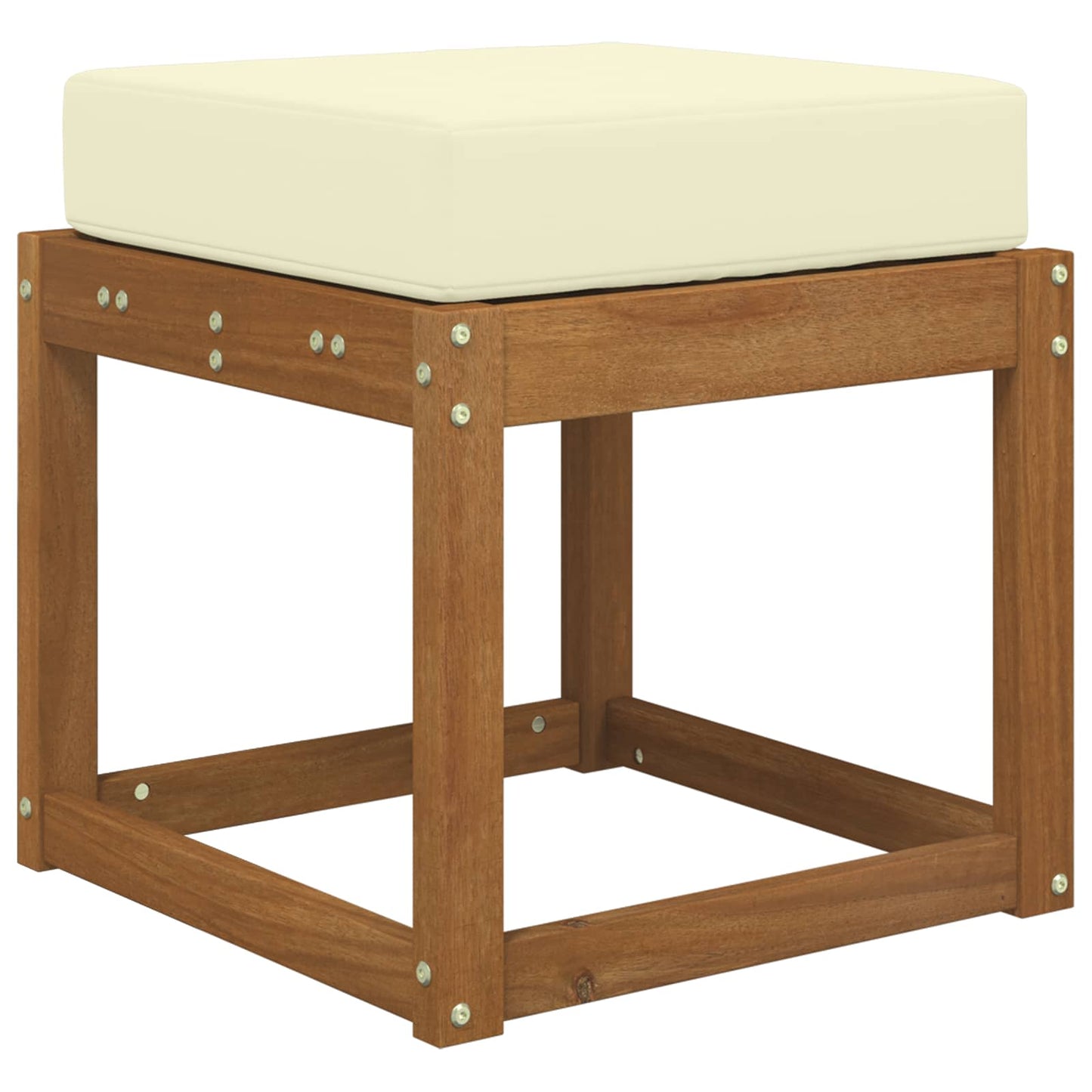 Cuscino da Sedia Esterno Crema 40 x 40 x 8 cm 100% Poliestere | homemem39