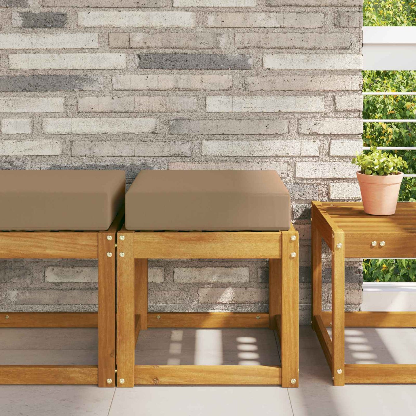 Cuscino da Sedia Esterno Talpa 40 x 40 x 8 cm 100% Poliestere