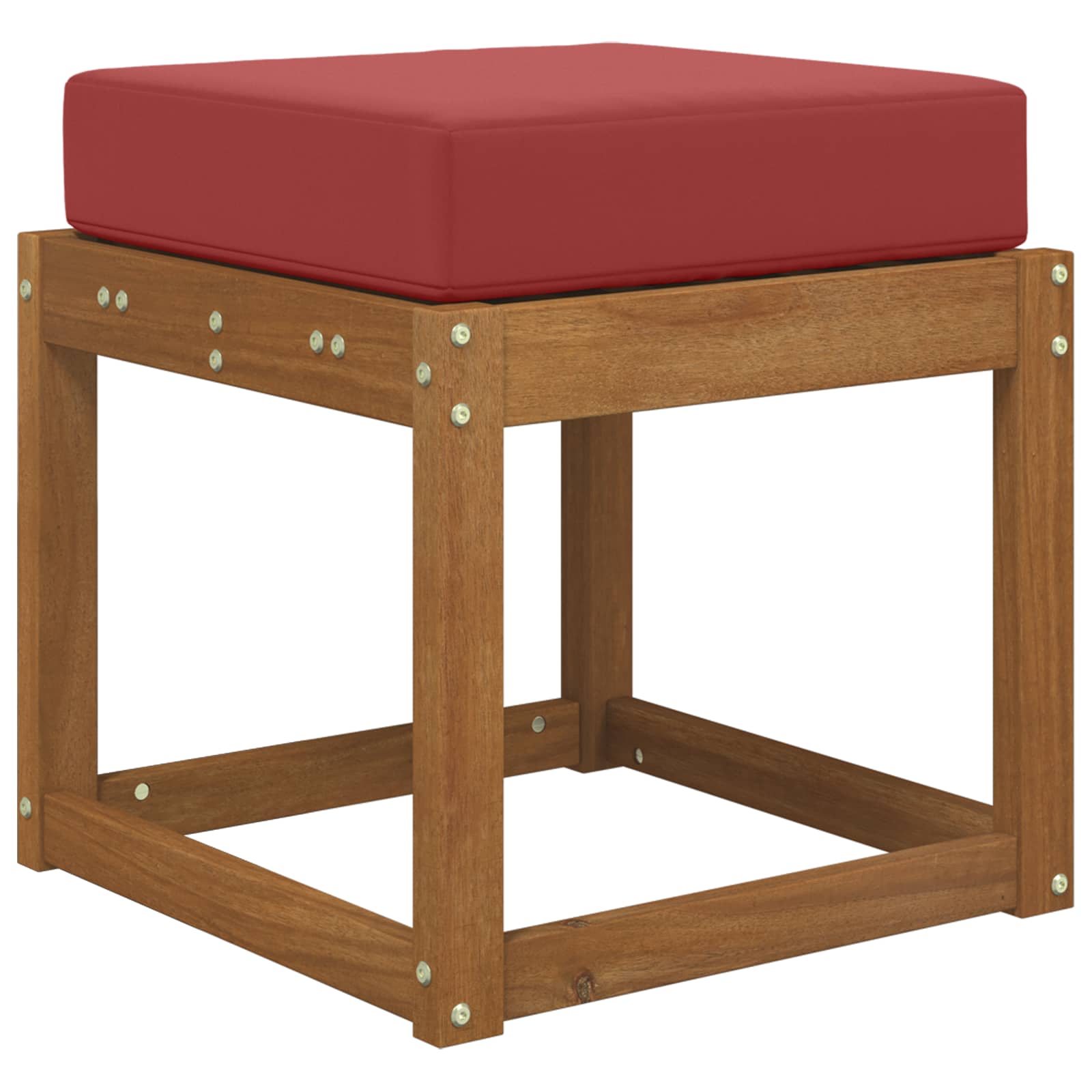 Cuscino da Sedia Esterno Rosso vino 40 x 40 x 8 cm | homemem39