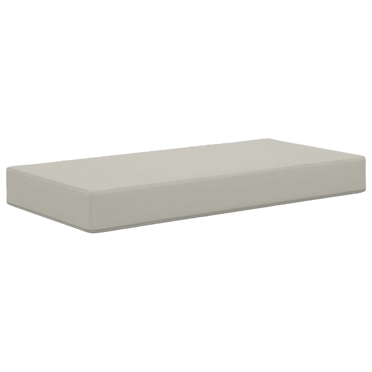 Cuscino da Sedia Esterno Grigio 80 x 40 x 8 cm 100% Poliestere