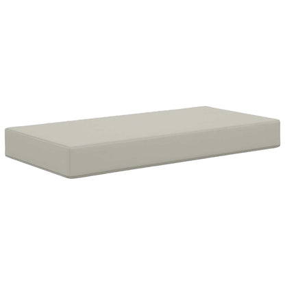 Cuscino da Sedia Esterno Grigio 80 x 40 x 8 cm 100% Poliestere
