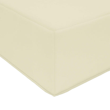 Cuscino da Sedia Esterno Crema 80 x 40 x 8 cm 100% Poliestere | homemem39