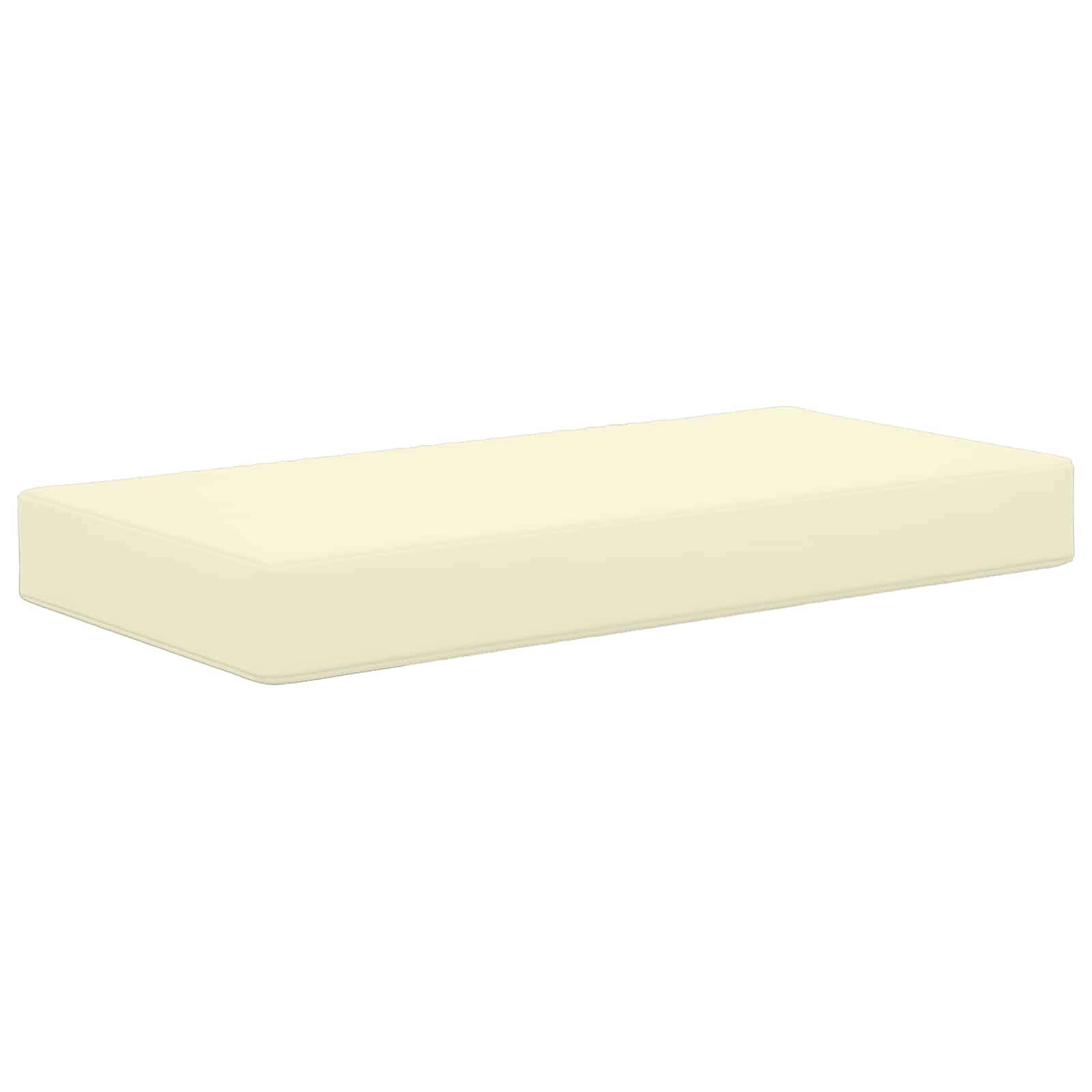 Cuscino da Sedia Esterno Crema 80 x 40 x 8 cm 100% Poliestere | homemem39