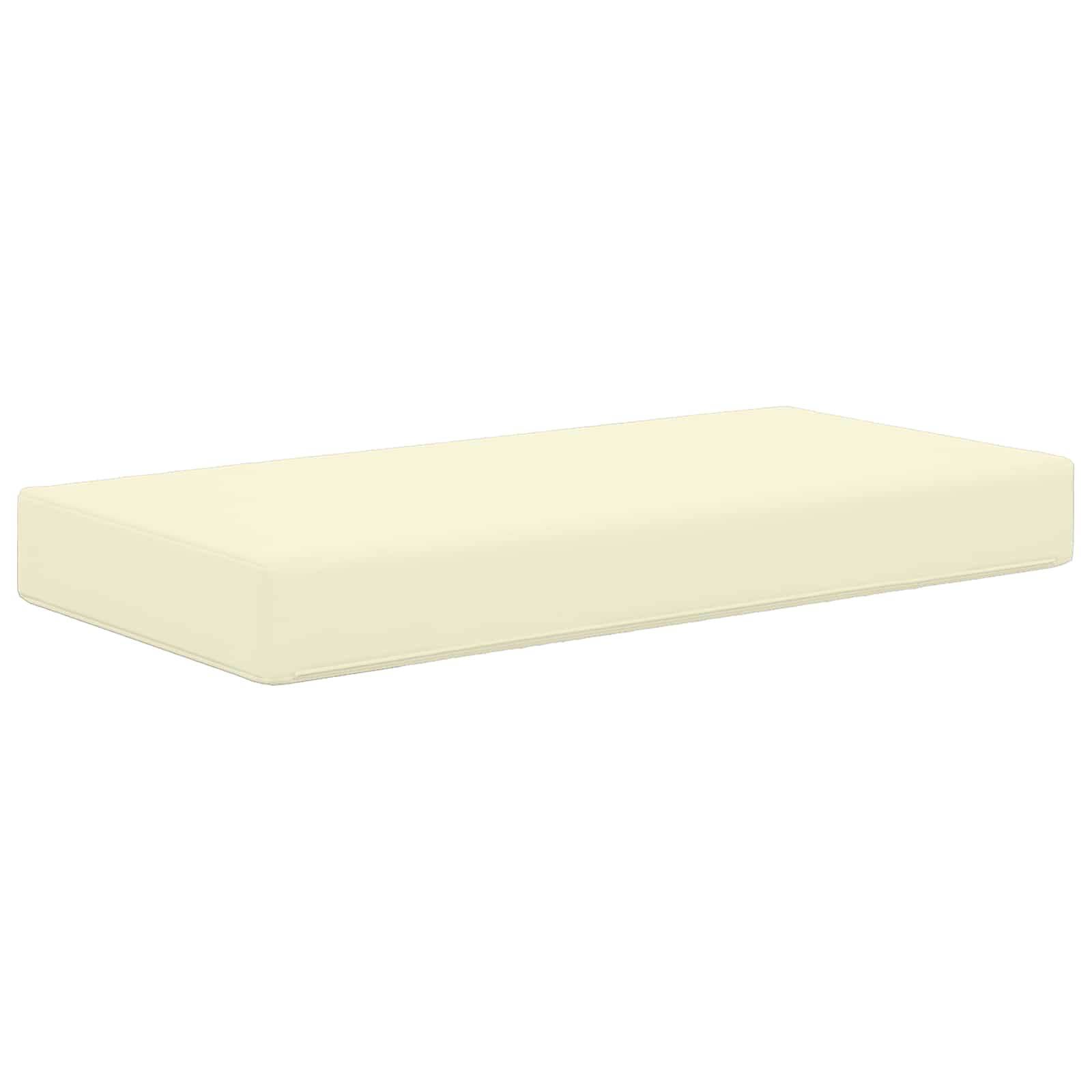 Cuscino da Sedia Esterno Crema 80 x 40 x 8 cm 100% Poliestere | homemem39