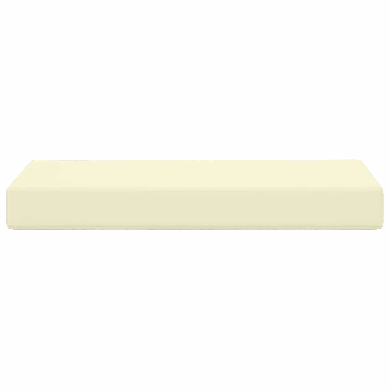 Cuscino da Sedia Esterno Crema 80 x 40 x 8 cm 100% Poliestere | homemem39
