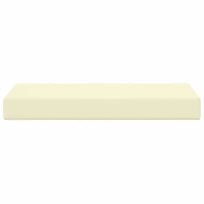 Cuscino da Sedia Esterno Crema 80 x 40 x 8 cm 100% Poliestere | homemem39