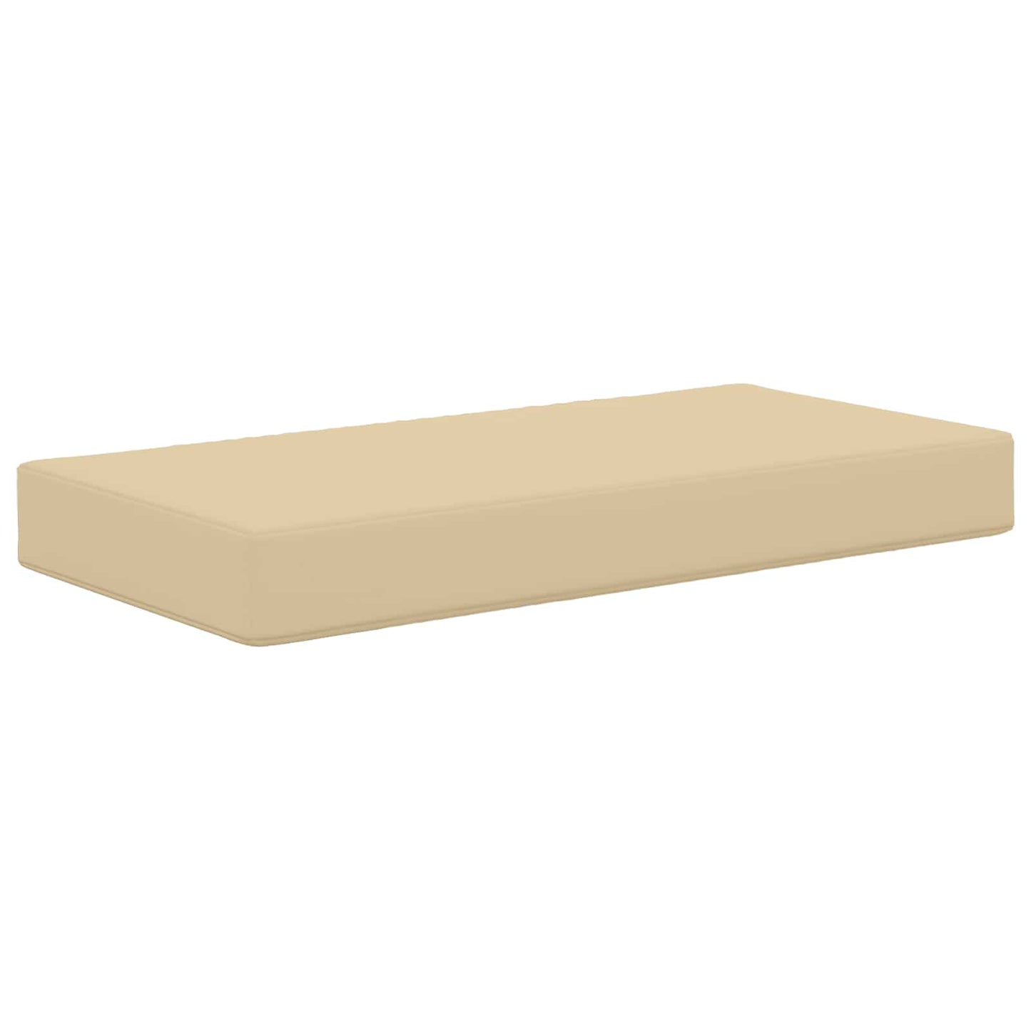 Cuscino da Sedia Esterno Beige 80 x 40 x 8 cm 100% Poliestere