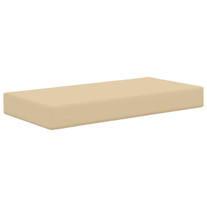 Cuscino da Sedia Esterno Beige 80 x 40 x 8 cm 100% Poliestere