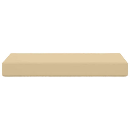 Cuscino da Sedia Esterno Beige 80 x 40 x 8 cm 100% Poliestere