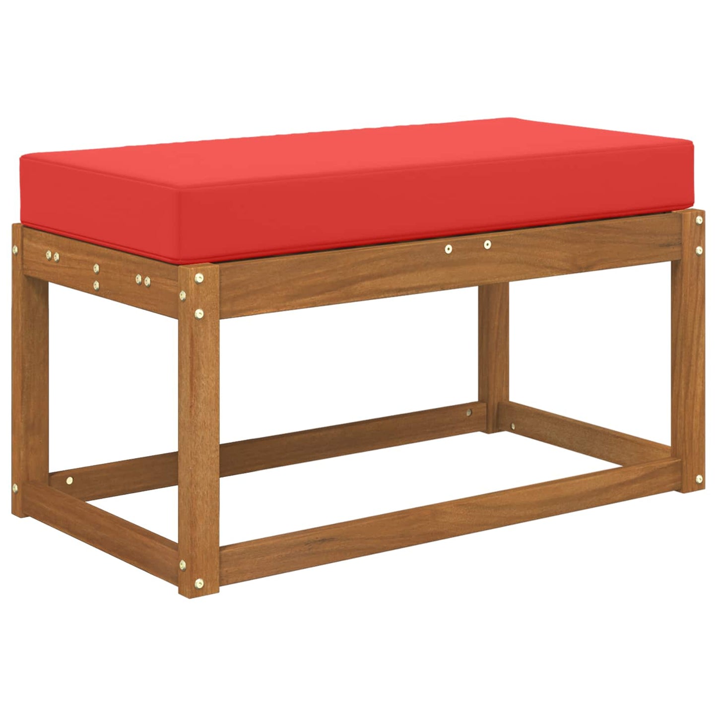 Cuscino da Sedia Esterno Rosso 80 x 40 x 8 cm 100% Poliestere | homemem39