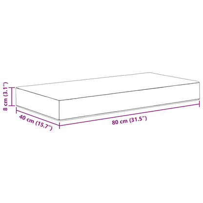 Cuscino da Sedia Esterno Fogli tropicali 80 x 40 x 8 cm | homemem39