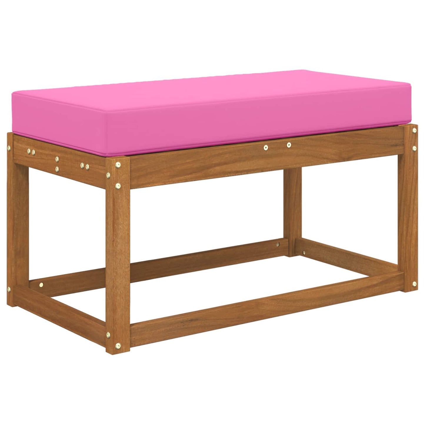 Cuscino per la seduta Rosa 80 x 40 x 8 cm 100% Poliestere