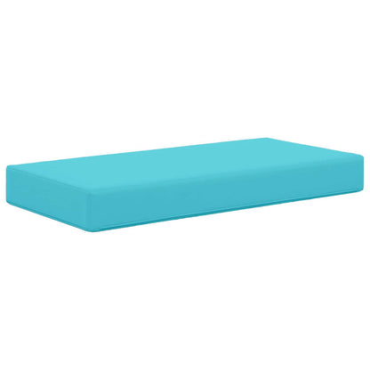 Cuscino per la seduta Turchese 80 x 40 x 8 cm 100% Poliestere