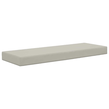 Cuscino da Sedia Esterno Grigio 111,5 x 40 x 8 cm