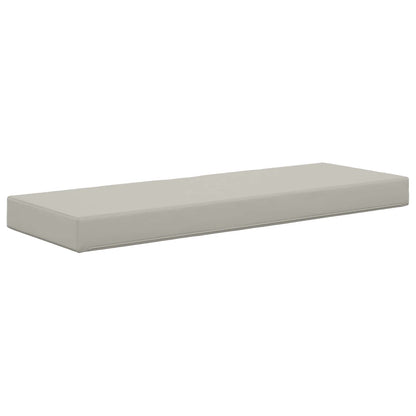 Cuscino da Sedia Esterno Grigio 111,5 x 40 x 8 cm