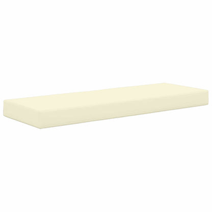 Cuscino da Sedia Esterno Crema 115 x 40 x 8 cm 100% Poliestere