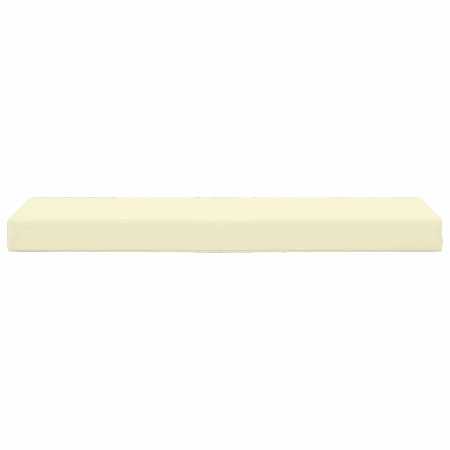 Cuscino da Sedia Esterno Crema 115 x 40 x 8 cm 100% Poliestere