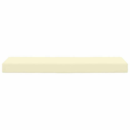 Cuscino da Sedia Esterno Crema 115 x 40 x 8 cm 100% Poliestere