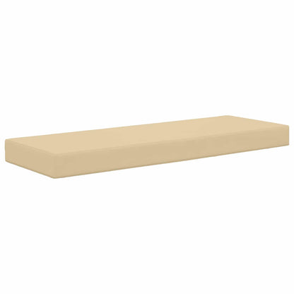 Cuscino da Sedia Esterno Beige 115 x 40 x 8 cm 100% Poliestere