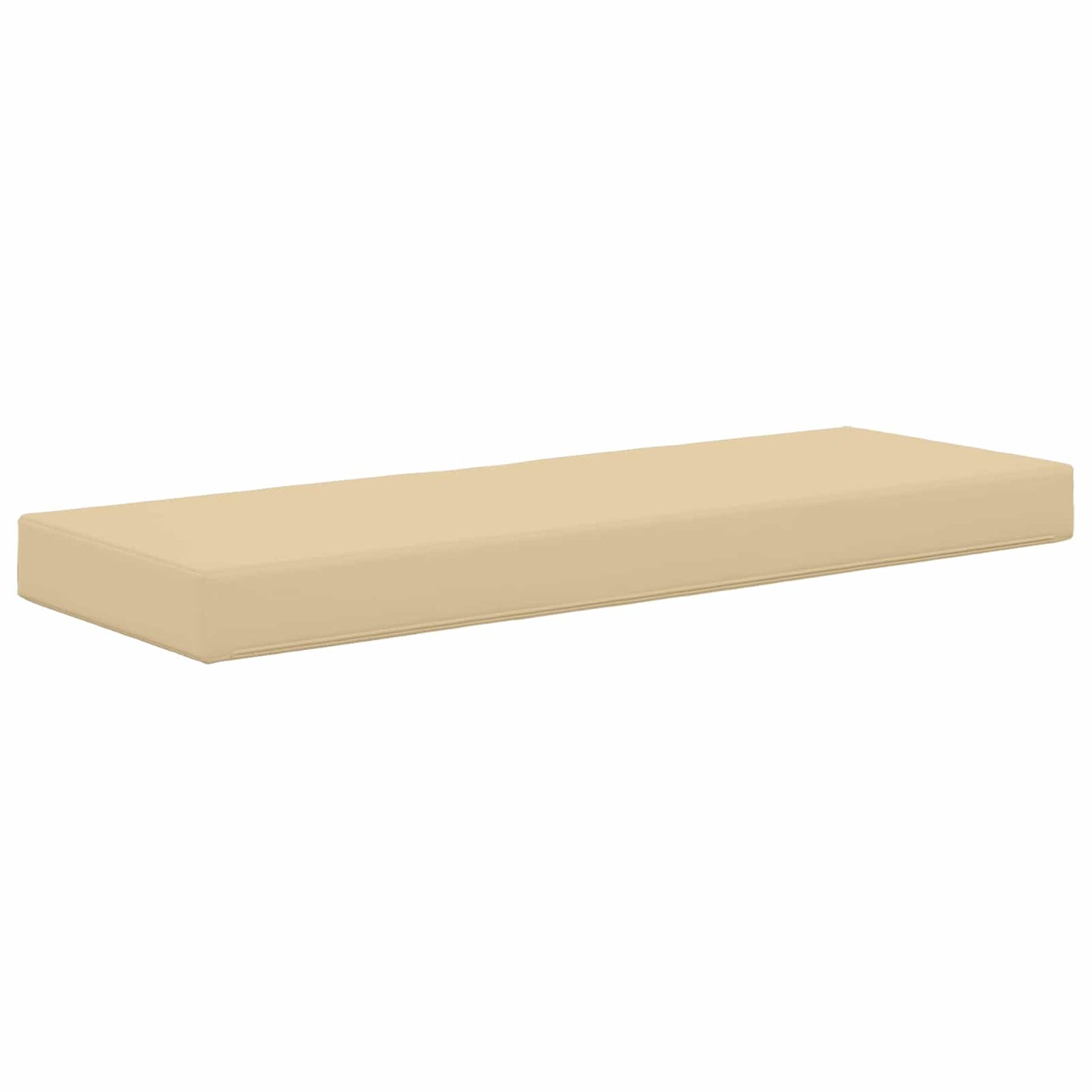 Cuscino da Sedia Esterno Beige 115 x 40 x 8 cm 100% Poliestere